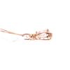 Image 6 : Morganite and Diamond 14K Rose Gold Necklace
