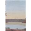 Image 3 : F. Nielsen Original Lake Landscape Oil Painting