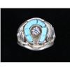 Image 3 : Navajo Sleeping Beauty Turquoise Sterling Ring