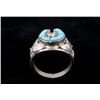 Image 6 : Navajo Sleeping Beauty Turquoise Sterling Ring