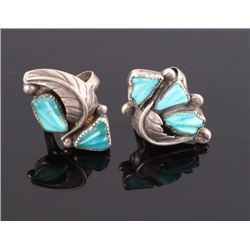 Navajo Native American Sterling & Turquoise Rings