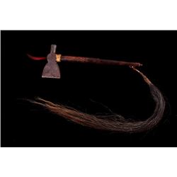 Plains Indians Style Lizard Effigy Pipe Tomahawk