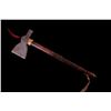 Image 7 : Plains Indians Style Lizard Effigy Pipe Tomahawk