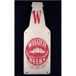 Schirf Brewing Co. Wasatch Beer Advertising Sign