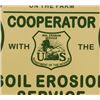 Image 2 : Soil Erosion Service US Interior Porcelain Sign