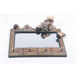 Big Sky Carvers Moose Mirror Coat Rack