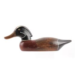 1950's Green Wing Teal Hand Painted Duck Decoy