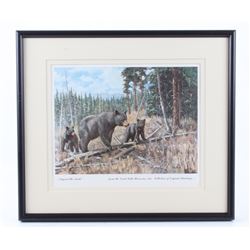 Beyond The Trails Great Falls Select Framed Print