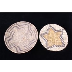 Pair of Papago Indian Hand Woven Baskets