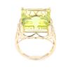 Image 2 : Lemon Quartz (12.14ct) 14K Gold Ring