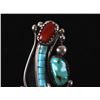 Image 5 : Navajo Sterling Silver Turquoise Bracelet & Ring