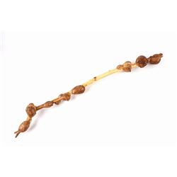 Natural Burled Pine Wood Walking Cane