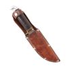 Image 3 : Western U.S.A. Leather Wrapped Hunting Knife