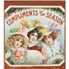 Image 5 : 19th C. Compliments of the Season Cigar Box