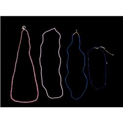 Northern Plains Cheyenne Pink & Cobalt Trade Beads