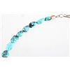 Image 6 : Navajo Silver Turquoise & Carnelian Necklace