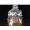 Image 7 : Hanging Fixture W/ Oblong Amber Glass Globe