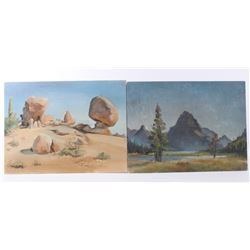 Lily Tolpo Two Medicine 1958, Desert Balanced Rock