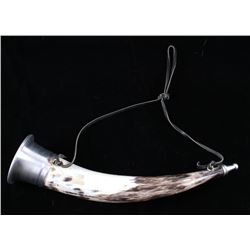 20th Century Steer Horn Rustic Travel Signal Horn