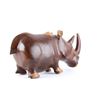 Image 4 : Hand Carved Polished Acacia Rhino C. 1930's