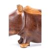 Image 9 : Hand Carved Polished Acacia Rhino C. 1930's