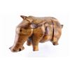 Image 2 : Hand Carved Polished Acacia Hippo C. 1930's