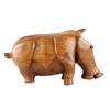 Image 5 : Hand Carved Polished Acacia Hippo C. 1930's