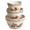 Image 1 : Westward Ho Rodeo 3-Piece Mixing Bowl Set