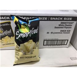 Smartfood White Cheddar Seasoned Popcorn (36 x 45g)