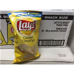Lays Classic Potato Chips (32 x 60g)