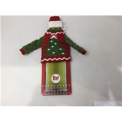 Knit Hat & Sweater Bottle Topper