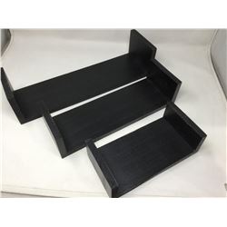 U Shelves- Weathered Black