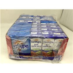Case of SunRype Pure Apple Juice
