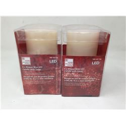 5in Bisque Wax LED (2ct)