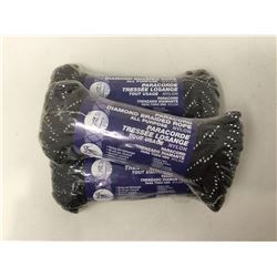 Paracord Diamond Braided Rope, All Purpose Nylon (3x)