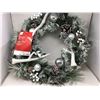 Image 1 : 30in Flocked Wreath