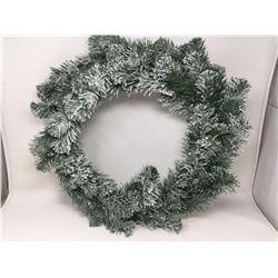 26in Flocked Wreath