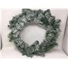 Image 1 : 26in Flocked Wreath