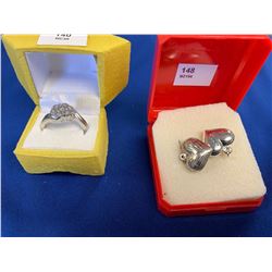 Heart Necklace Pendants and Ring