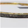 Image 2 : Silver Diamond(1.25ct) Wax And Cast Bangle Bracelet (~weight 15.64g), Insurance Value $1755 (Estimat