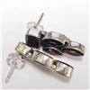 Image 2 : Silver Garnet Earrings, Suggested Retail Value $250 (Estimated Selling Price from $36 to $72)