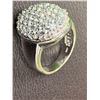 Image 3 : Ladies multi stone cluster ring .925 silver in gift box