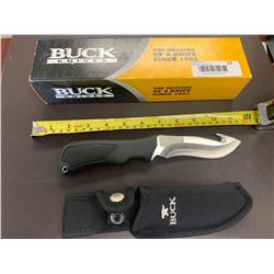 NEW Buck Ergo Select Skinning Knife with gut hook, sheath included