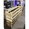 Image 1 : Wood Wine Rack 72 Bottles Holder, 6 Tier Stackable Storage Stand