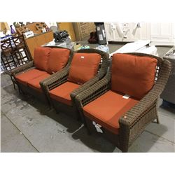 4-Piece Patio Chair, Sofa and Table Set