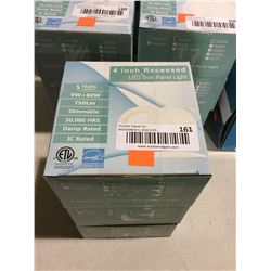 Energy Star 4" Recessed LED Slim Panel Light Lot of 3