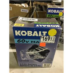 Kobalt 60V 2.0Ah Lithium-Ion Battery