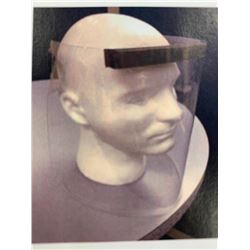 Lot of 4 - NEW clear plastic adjustableCovid-19 Face Shields