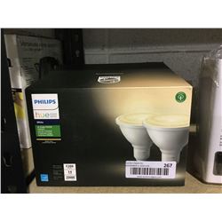 Philips Hue White 2x Single PAR38 Outdoor Bulbs