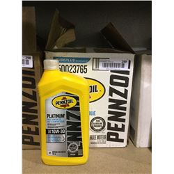 Case of Pennzoil Platinum Full Synthetic SAE 10W-30 Motor Oil (6 x 946mL)
